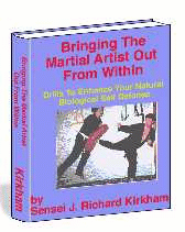 martial arts self-teach drills ebook written by yours truly Sensei J. Richard Kirkham B.Sc.